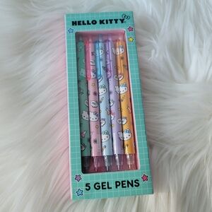 NEW Hello Kitty Gel Pens 5 Pack